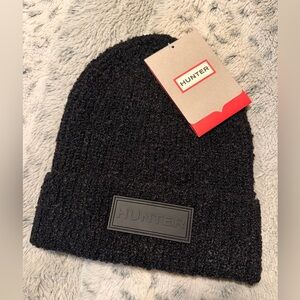 Hunter Charcoal Knit Beanie
